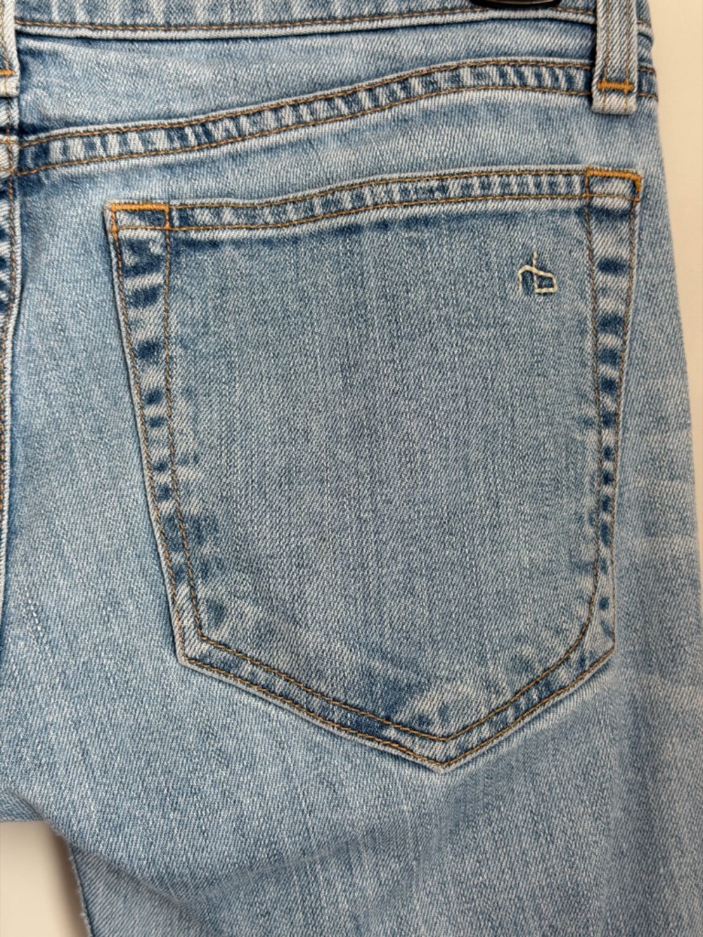Rag & Bone The Dre Jeans Women’s Size 24 Light Wash Skinny Stretch Denim - Picture 7 of 12